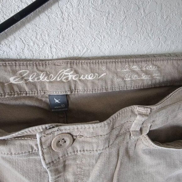 Eddie Bauer Slim Straight 6-Pocket Khaki Pant - Picture 3 of 5